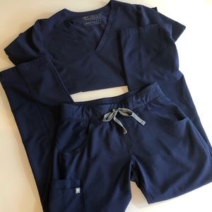 FIGS Navy Blue Scrub Set XS/S